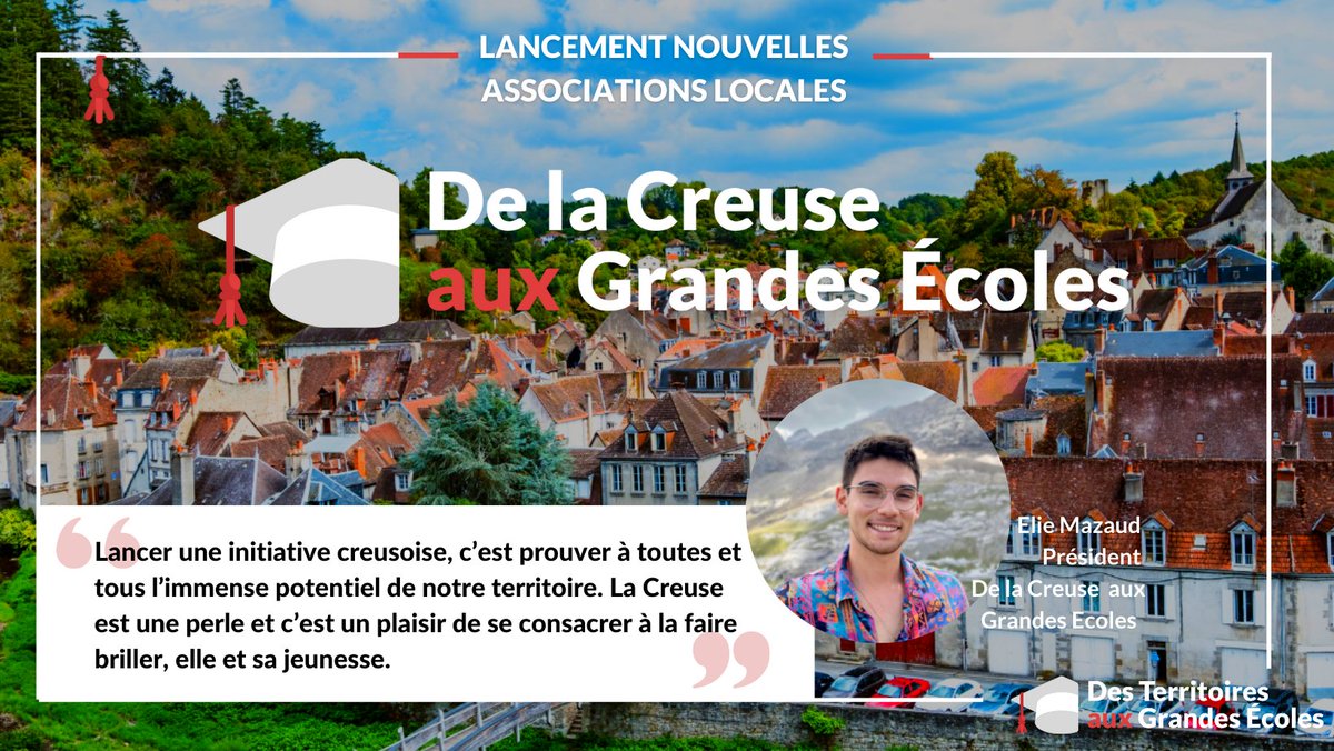 dtge_asso's tweet photo. 📣DTGE c’est 6 nouvelles associations locales en 2021 !

✨Ce soir nous vous présentons De la Creuse aux Grandes Ecoles !
Tu es de Creuse et tu veux agir pour l’égalité des chances, rejoins les !

Retrouvez-les sur Twitter : @dtgecreuse ! https://t.co/mVYkdXFmyc