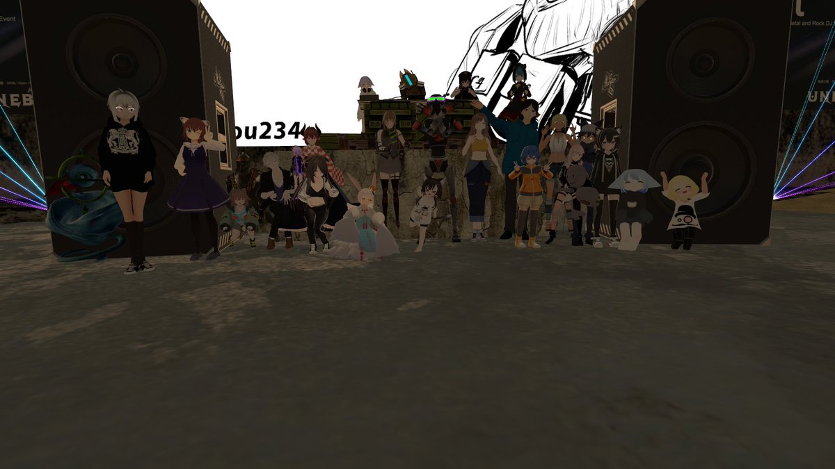 ミソカさんのDJイベントいってきました!
ちょーたのしー!!!!
VR世界でVirtual insanity踊るの洒落が効きすぎててめっちゃアガったわー! 