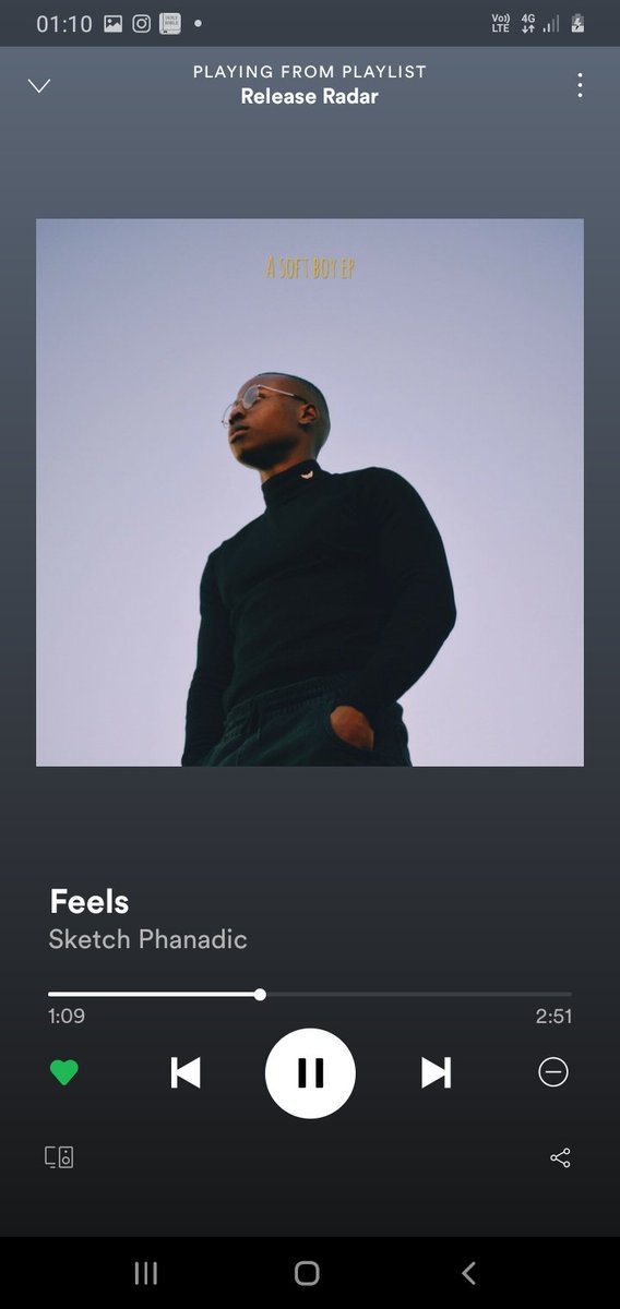 SketchPhanadic's tweet photo. Woke up &amp; Realized Feels made it on A Release Radar Playlist by @spotifysa with some of my idols😪😭 🥺⚘☁️ &amp; A Soft Boy - Ep is mostly streamed on @audiomack , Thank you Guys for listening to The works🥺⚘ let's Stay keeping it soft😌 

Link: https://t.co/Y3uuQ6C14f

#asoftboyep https://t.co/DfxrVEVud8