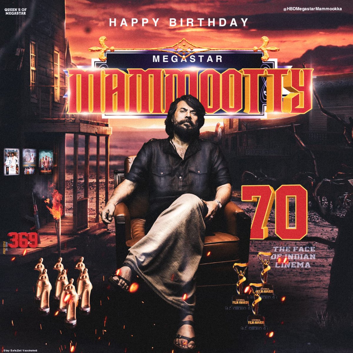 MammoottyFC369's tweet photo. Here’s a special CDP from @Queens369 to celebrate Megastar @mammukka birthday !! 

Design: Promedia Designs

#MammukkaBdayTrendOnSep6
#Mammootty #BheeshmaParvam https://t.co/pq7UY76QBQ