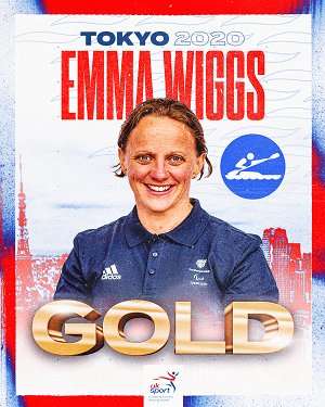 PodSportsWeekly's tweet photo. Huge congratulations to friend of the pod @emwiggsy on your Gold and Silver medals at the #TokyoParalympics.

Enjoy the celebrations 🍾 with the rest of the incredible @BritishCanoeing team!

A true #Paralympics legend! 🙌🙌
#Tokyo2020 #Inspiration https://t.co/cOHTbYJz4p