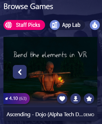 SelfoxVR's tweet photo. The free alpha tech demo of Ascending - Dojo is staff-picked at @SideQuestVR
Thank you for this honor! 🎉
Download it now at https://t.co/KPXcZidl3L

#screenshotsaturday #vr #virtualreality #oculusquest #oculusquest2 #oculus #indiegamedev #gamedev #vrgame #indiedev #indiegame https://t.co/GQT4A3KNeP