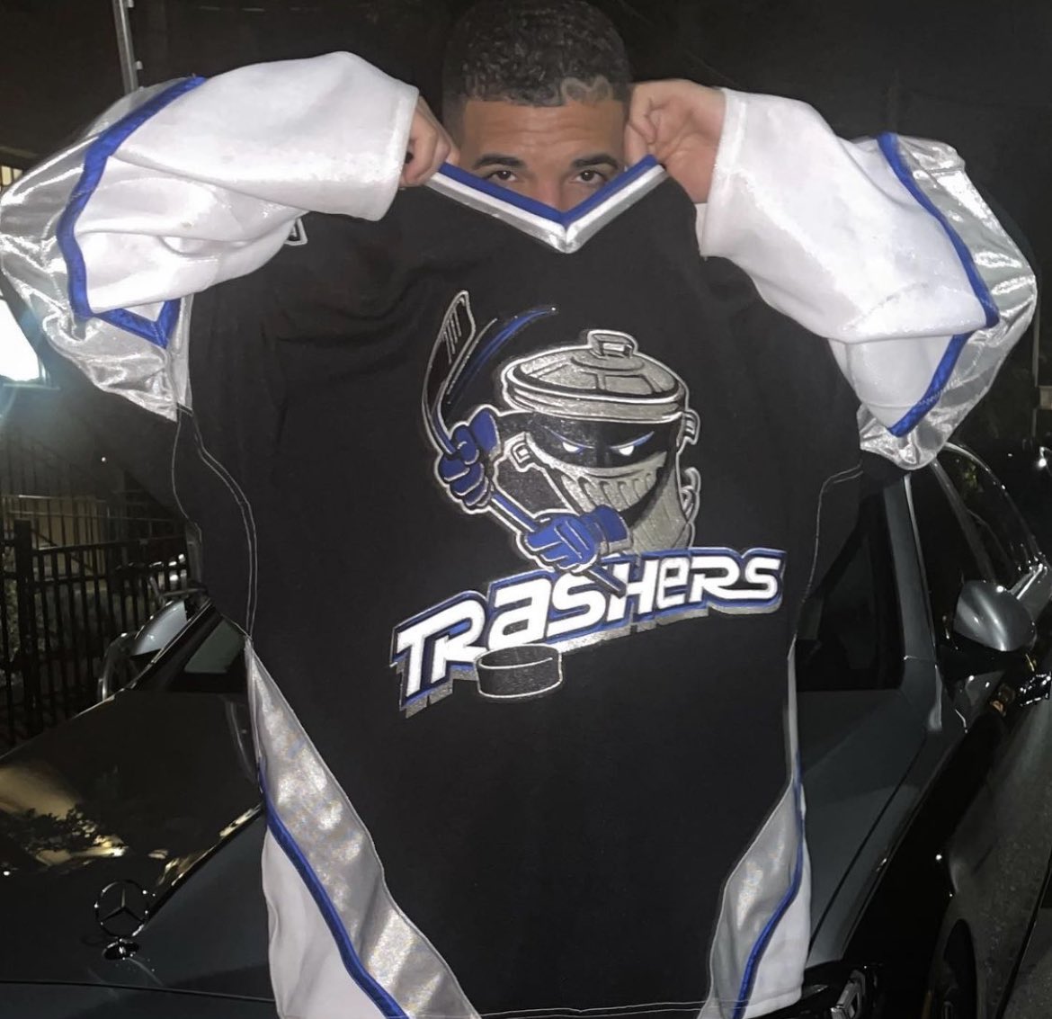 How did Drake wind up wearing Danbury Trashers gear? 'He was