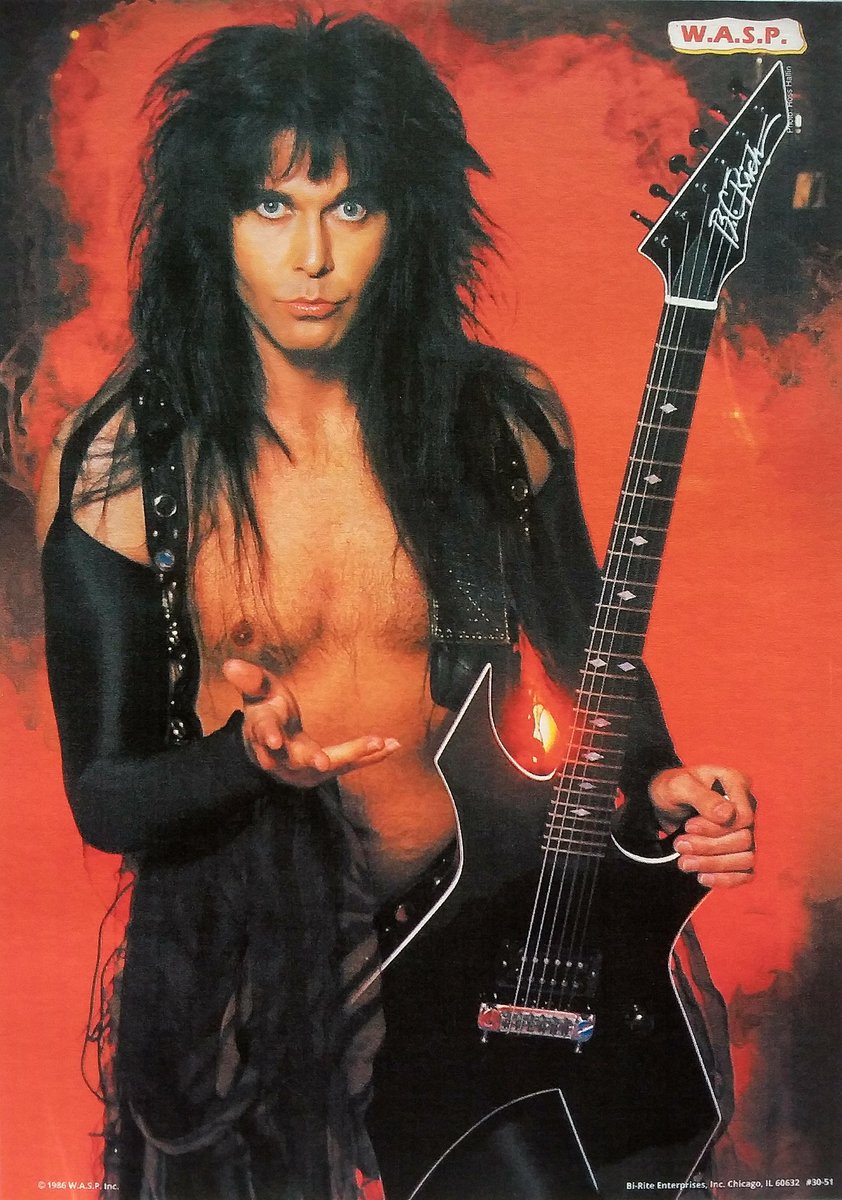 Happy Birthday to W.A.S.P. lead singer and rhythm guitarist (formerly bassist) Blackie Lawless (September 4, 1956) 