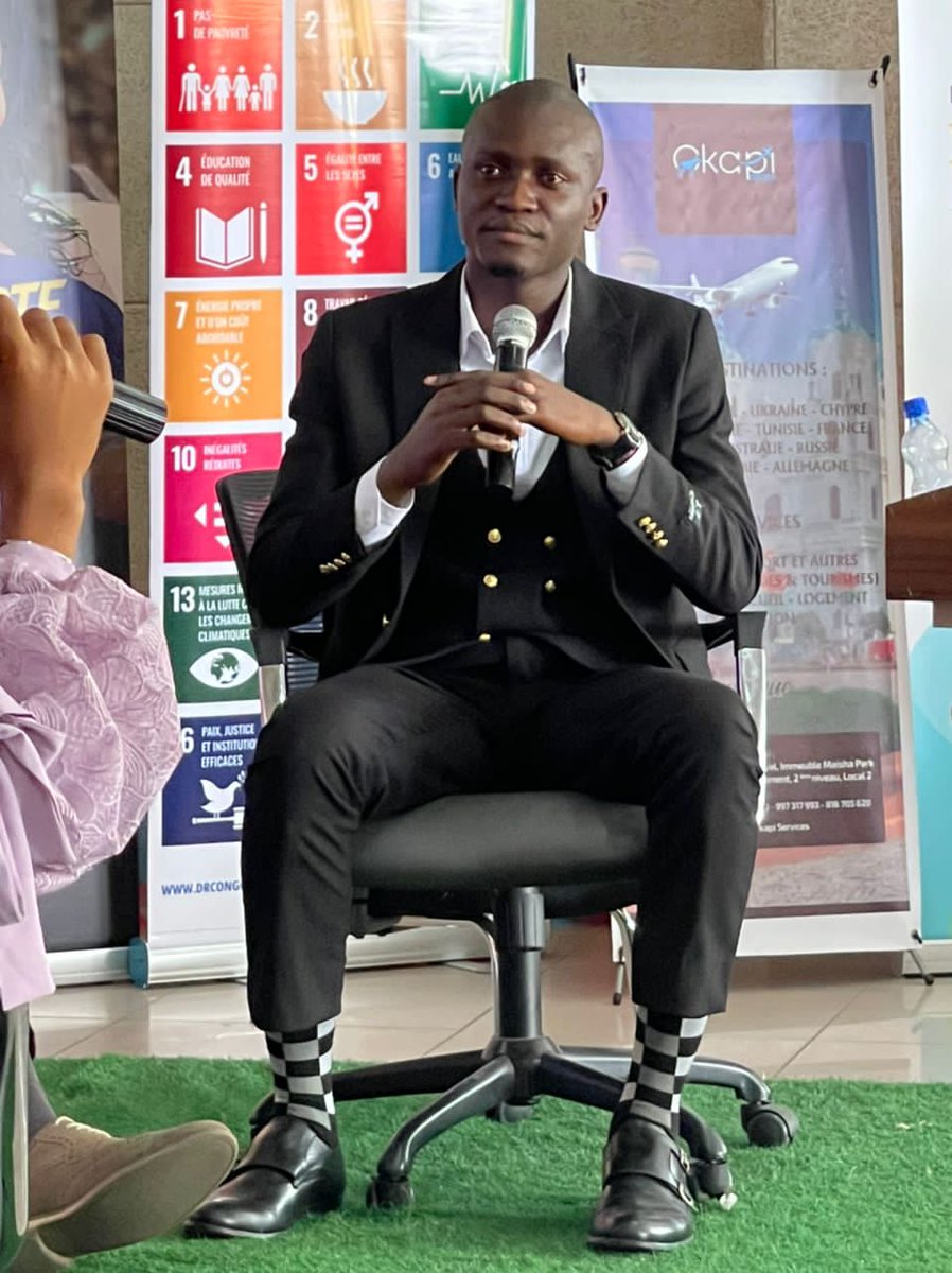 Heureux de partager mon expérience à l'Exposition des Universités dans un panel autour du thème : Entrepreneuriat des jeunes : réalité ou mythe ? 
La plus grande difficulté pour rendre réel l'entrepreneuriat des jeunes en RDC, réside au Niveau du #mindset. 
Se former/S'informer.