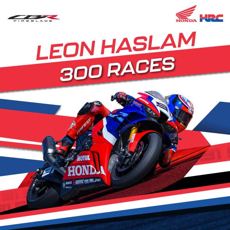 #OnThisDay in 2021 at Magny-Cours, <a href="/realleonhaslam/">leon haslam</a> made his 300th start in the Superbike class.
📷 Honda