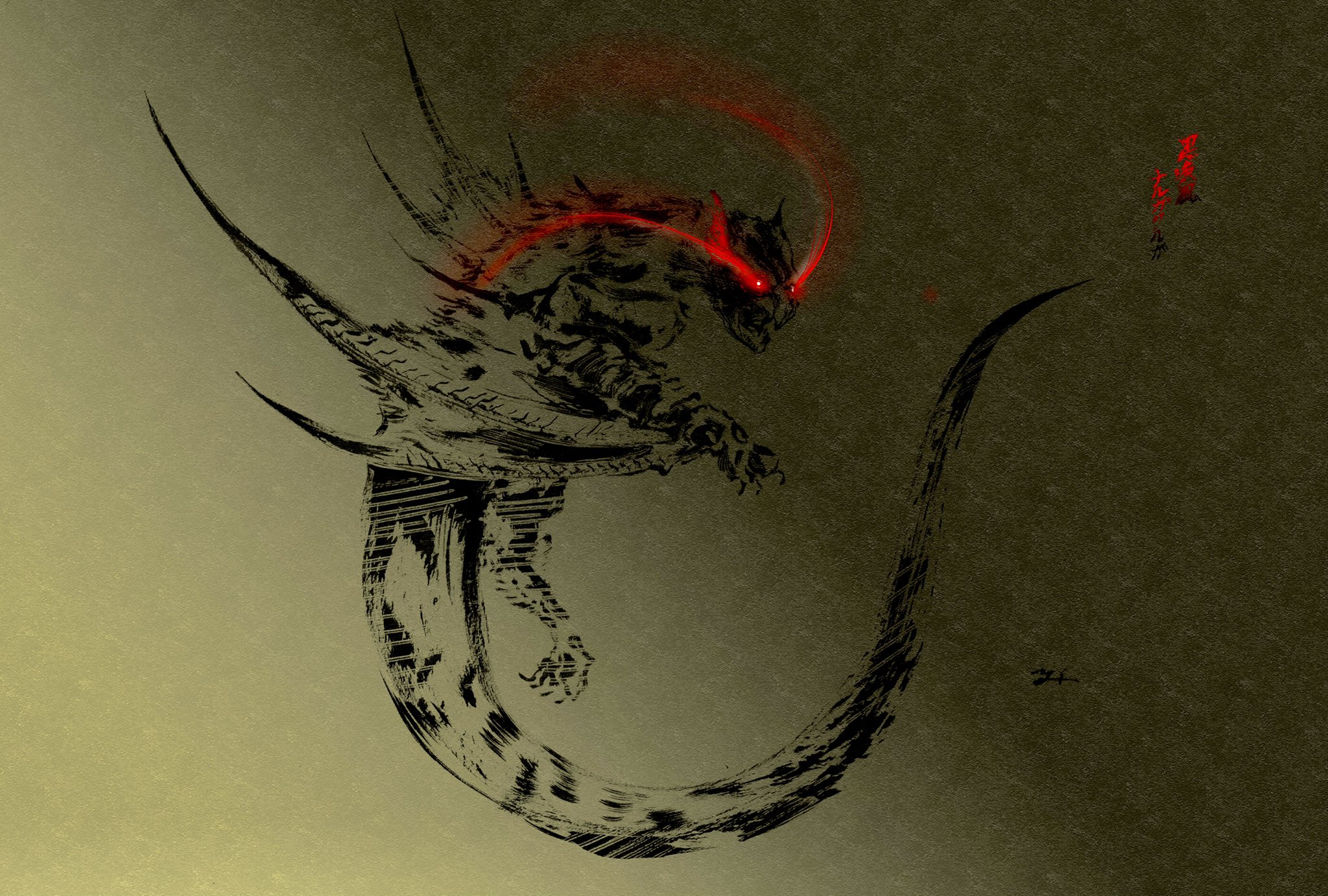 𝗬 𝘂 𝗰 𝗵 𝗮 𝗻 Black White Monsterhunter Nargacuga Art Drawing Illustration T Co Obkryryoql Twitter