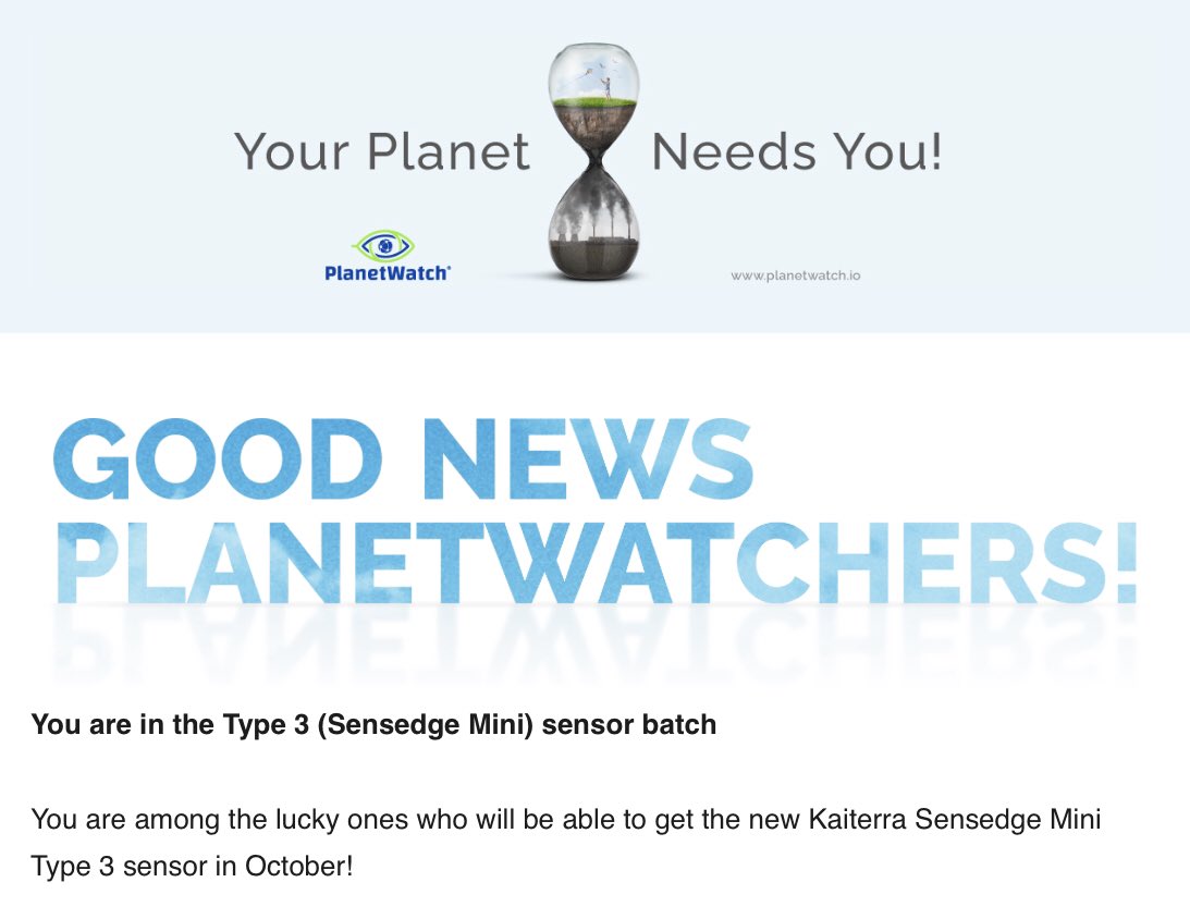 CCryptoCoffee's tweet photo. Be sure that I will cover ALL the sensor that are onboarding on @PlanetWatchsas From unboxings to setups and review, I'll get you covered ☕️ #PlanetWatch #firstthecoffee https://t.co/0YeTHjky6r