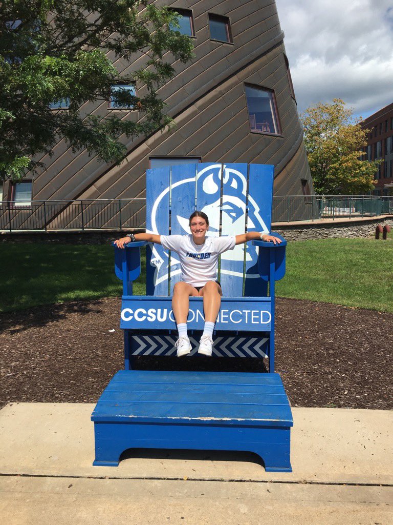 Beyond excited and grateful to announce my verbal commitment to Central Connecticut State University!Thank you to my family, coaches, and teammates for helping me reach my goal of playing softball while continuing my academics. #GoBlueDevils <a href="/CCSUsoftball/">CCSU Softball</a> <a href="/RhodePremier/">Rhode Island Thunder Premier Camara</a>