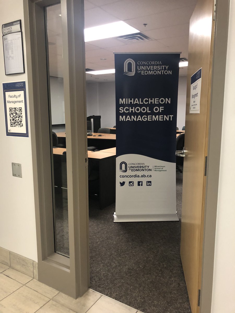 Faculty of Management reunion live in person <a href="/cuedmonton/">Concordia Edmonton</a> and Online!!! We are connecting with those around the world during Homecoming Weekend!! #CUE100 🎉 @cue_mgmt