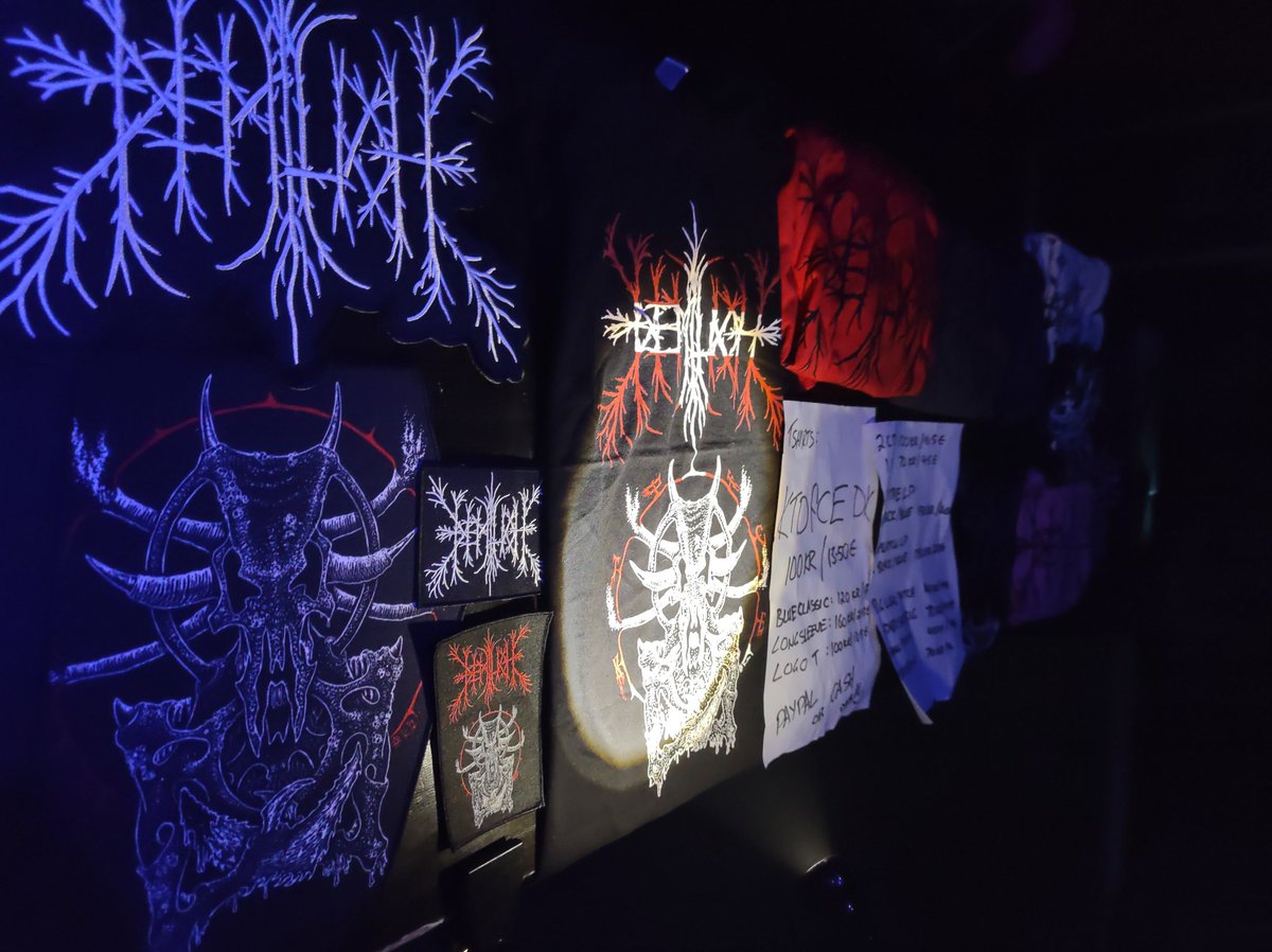 Demilich merchandise desk open on the second floor at Kill-Town Death Fest! Be square! What?

#Demilich #KTDF #KillTown #DeathMetal #OSDM #FinnishDeathMetal #OSFDM #FinnishMusic