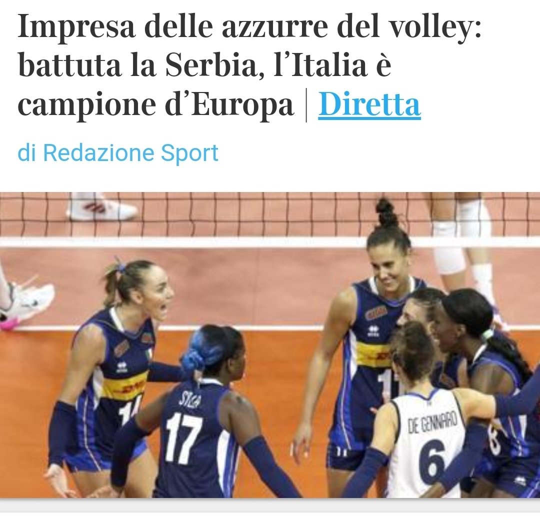 L'Europeo è roba nostra quest'anno, mettetevela tutti via! Grandissime ragazze!!!! #volleyball #CEV2021 #italvolley