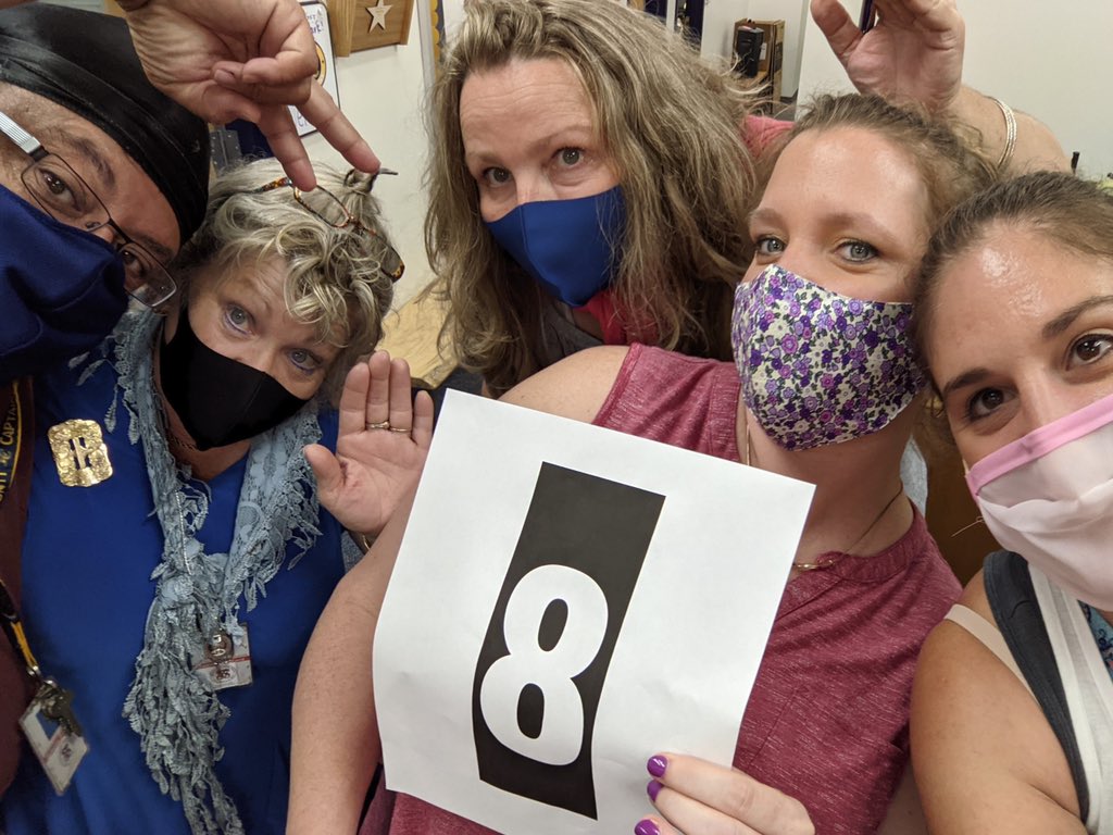 GoddardLCHS's tweet photo. SPED Department started off the new school year with a team photo scavenger hunt #IGTBACC https://t.co/GphjyDIIZP