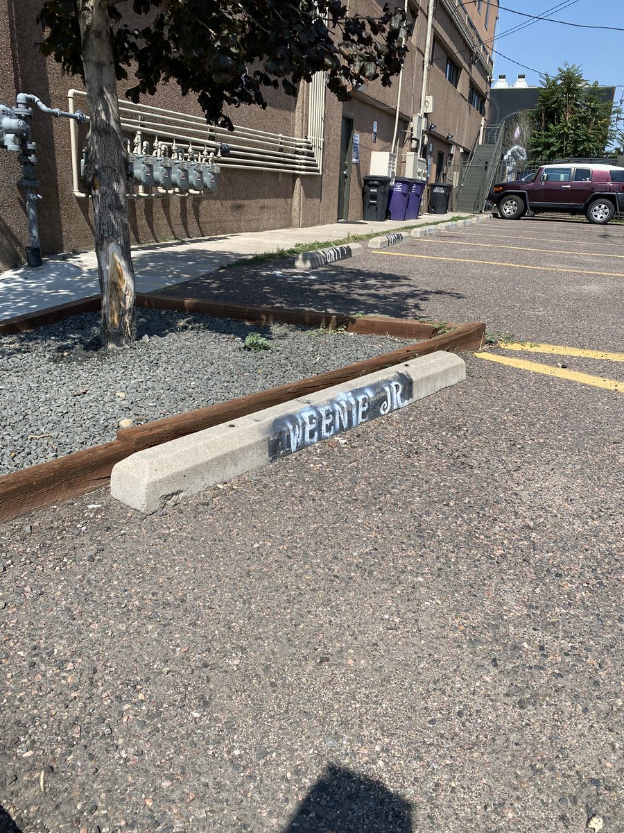 I found <a href="/SuperWeenieHtJr/">Disney Dumbass</a> ‘s parking spot in Denver 👀