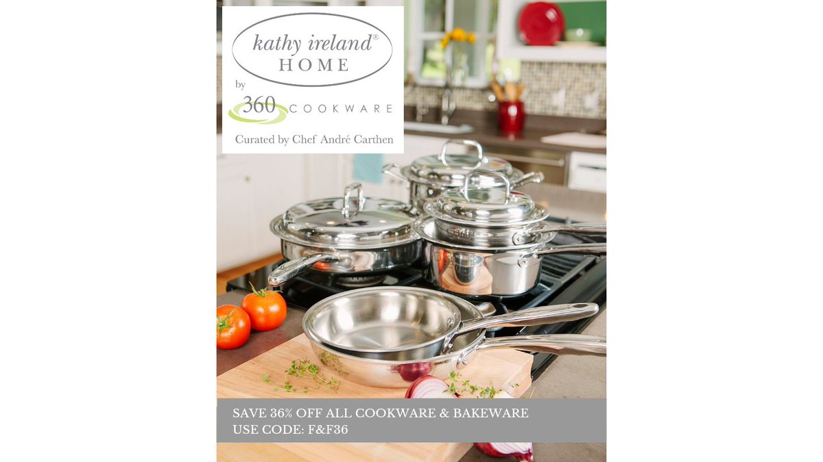 Thank you <a href="/chefandre/">Andre Carthen</a>. Our special Friends &amp; Family Sale is here for the holiday weekend! Save 36% off the best <a href="/360Cookware/">360 Cookware</a> &amp; Bakeware using code: F&amp;F36! Pls click the link below:
360cookware.com