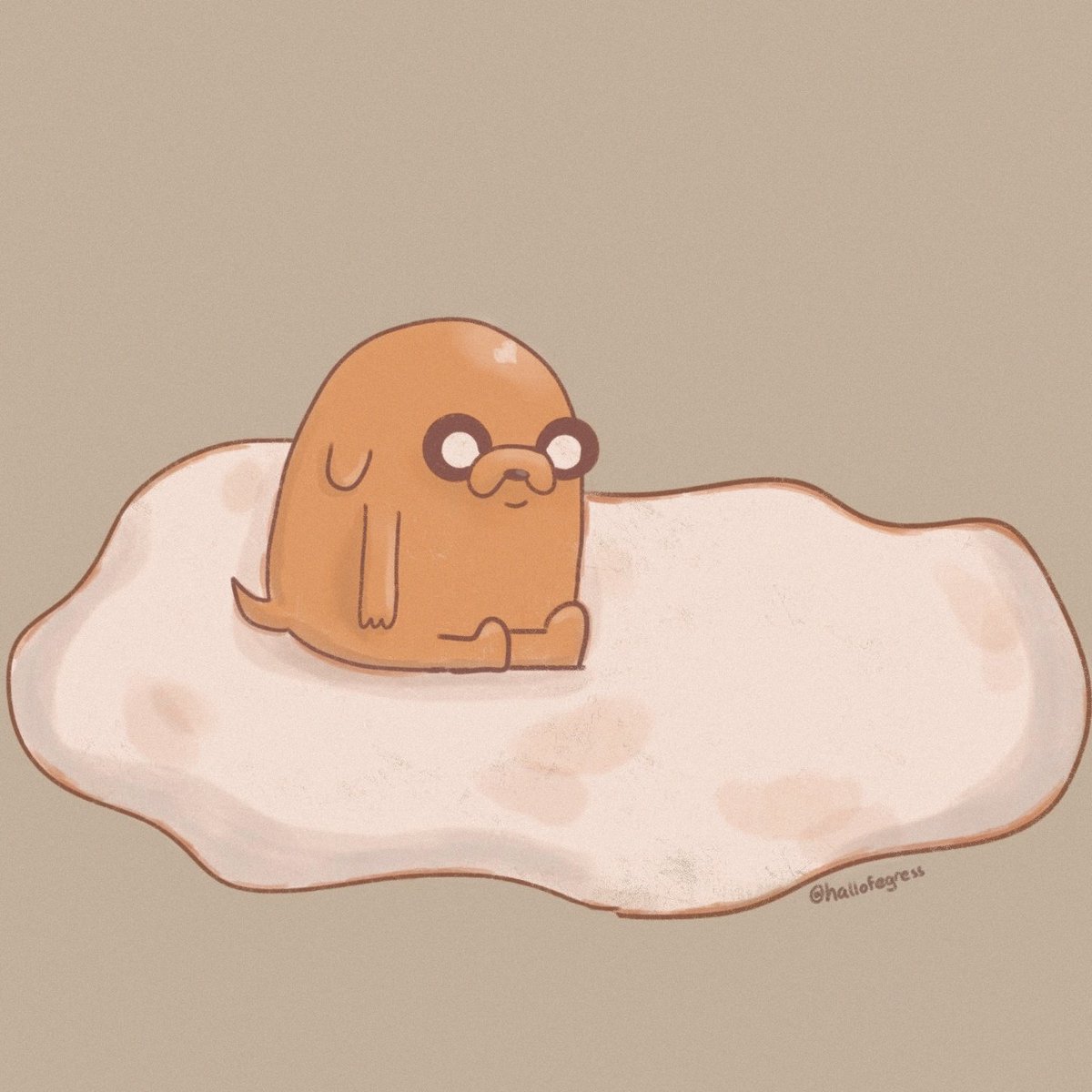 cherriesren's tweet photo. today I give you, egg jake :)
#adventuretime https://t.co/1mpyIKVuXZ