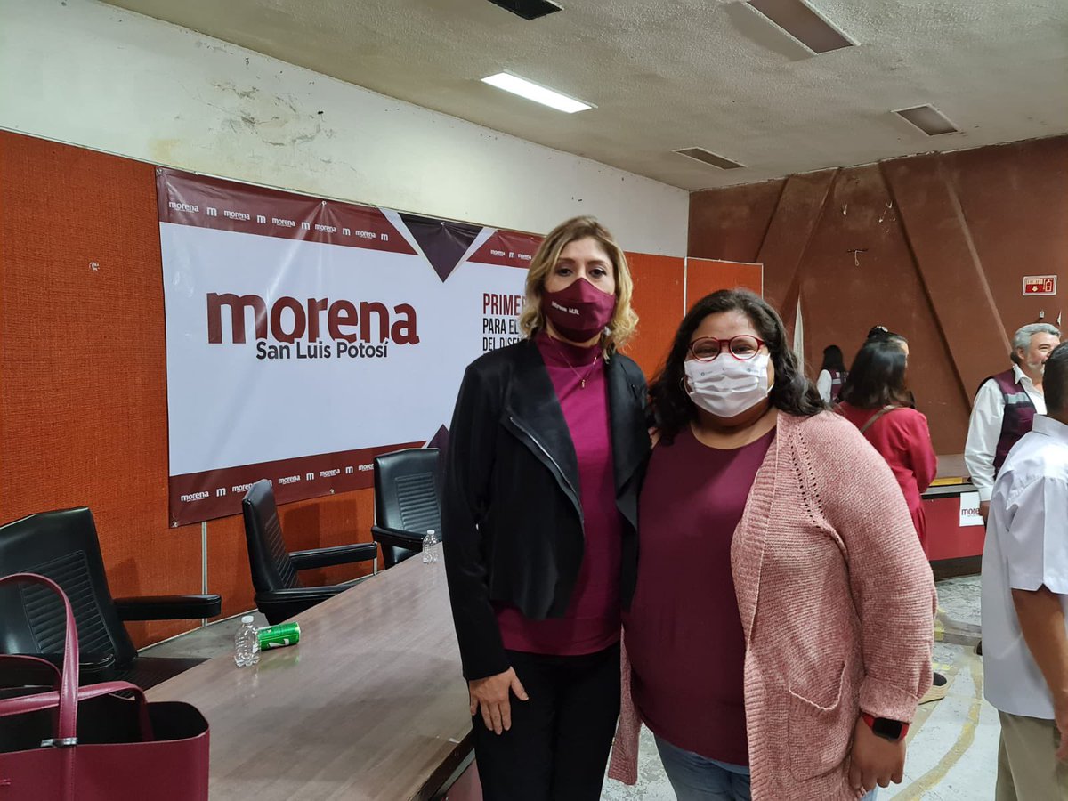 Un enorme gusto coincidir en el intercambio de ideas con un gran liderazgo en nuestro movimiento, la Secretaria General de <a href="/PartidoMorenaMX/">Morena</a>, <a href="/CitlaHM/">Citlalli Hernández Mora</a>. 

Bienvenida siempre a San Luis Potosí.