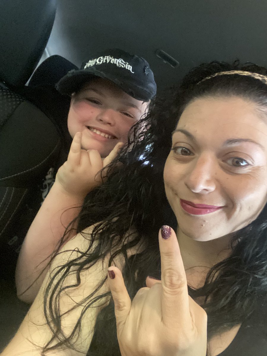 On the way to see <a href="/anygivensinband/">Any Given Sin</a> in Baltimore with their biggest fan! #JrMetalAmbassador! We love hearing #TheSayISayGoodbye on <a href="/SXMOctane/">SXMOctane</a>! <a href="/GrantRandom/">Grant Random</a> <a href="/CiBabs/">Caity Babs</a> <a href="/josemangin/">Jose "Metal Ambassador" Mangin</a> #Sinner #FavoriteBand #MyKidIsCoolerThanYours