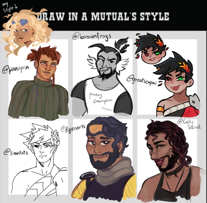 I WANNA DO THIS... i had a lot of fun w/ this old artstyle copy meme i think i'd have a really good shot at this LMAO https://t.co/LVBDWE0RZY 