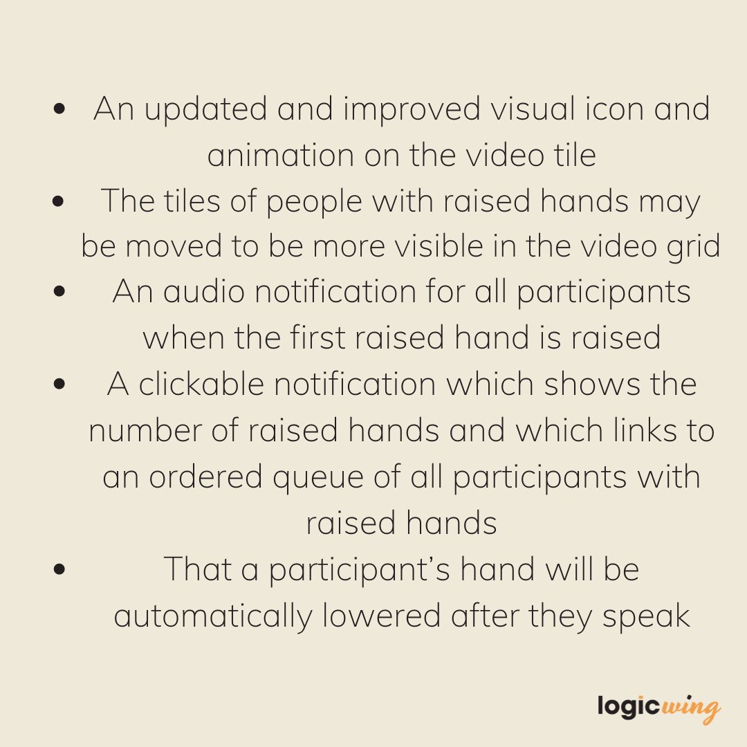 logicwing's tweet photo. 🖐Hand Raise Feature Updates making calls a whole lot easier 😎#GoogleWorkspaceUpdate #GoogleMeet #GoogleEDU #Classroom #VirtualMeeting #WFH https://t.co/uOx9c3QIsn