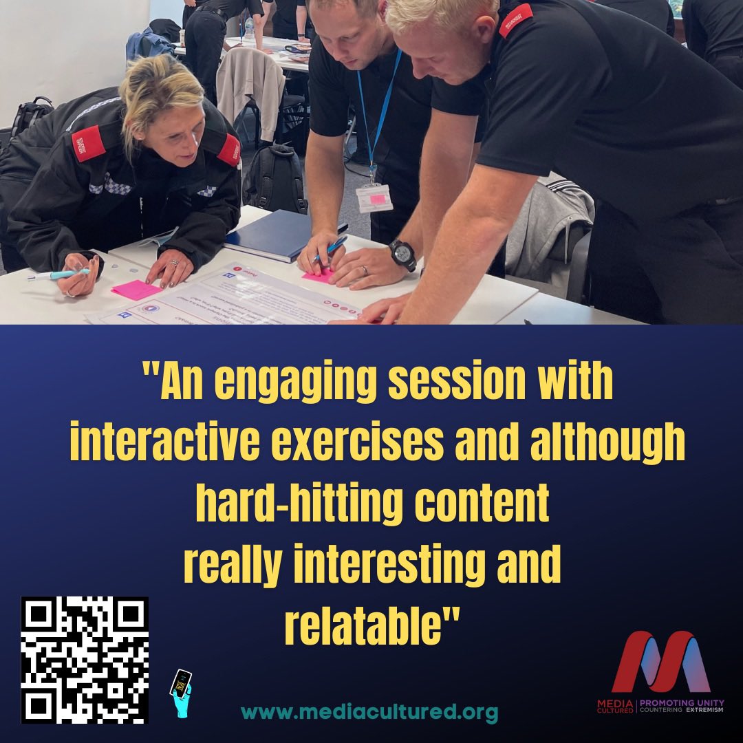 To date we have worked with and trained nearly 600 future police officers with #DEI workshops and sessions for <a href="/NYP_Training/">NYP Training</a> on #racism #extremism #HateCrime
Incredibly grateful for the opportunity, trust and this latest feedback! 
Search: mediacultured.org 
👮 👮‍♀️😃 🚨