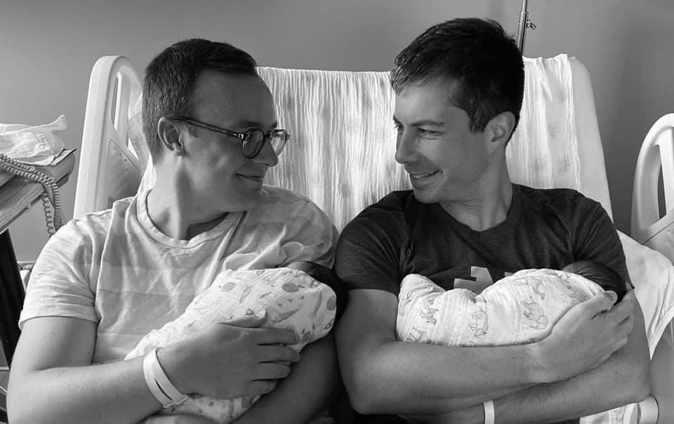 PoochofNYC's tweet photo. Congratulations to @Chasten and @PeteButtigieg on the arrival of #PenelopeRose πΆ and #JosephAugust πΆ https://t.co/PMLzLQWlEG