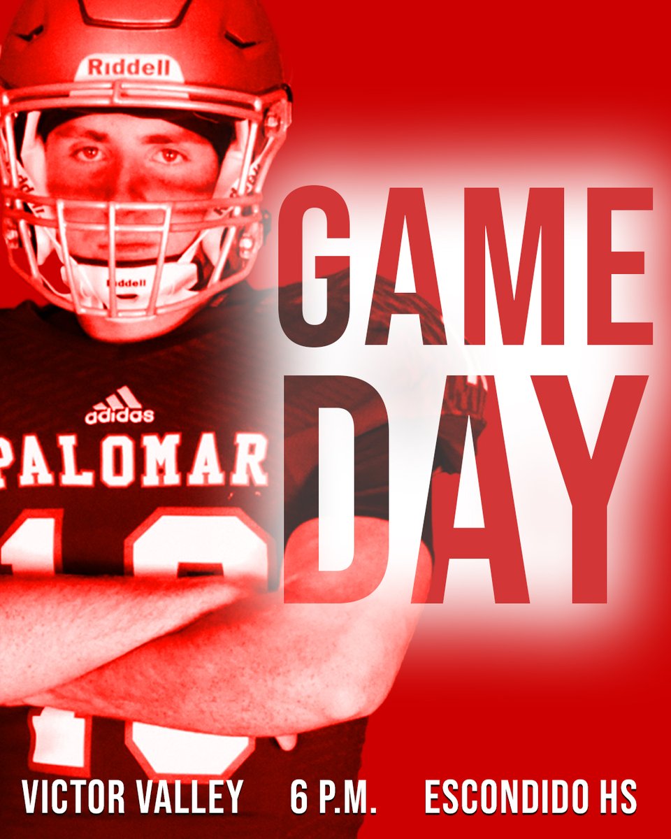 🚨🚨WAKE UP 🚨🚨ITS GAME DAY!!! Football takes on Victor Valley College tonight at 6 p.m. at Escondido HS. Join our live stream if you can't make it in person, link ⬇️!

🔗: fb.me/e/1KjCl6uUk

#cometpowered☄️ #palomarathletics #cometftb🏈