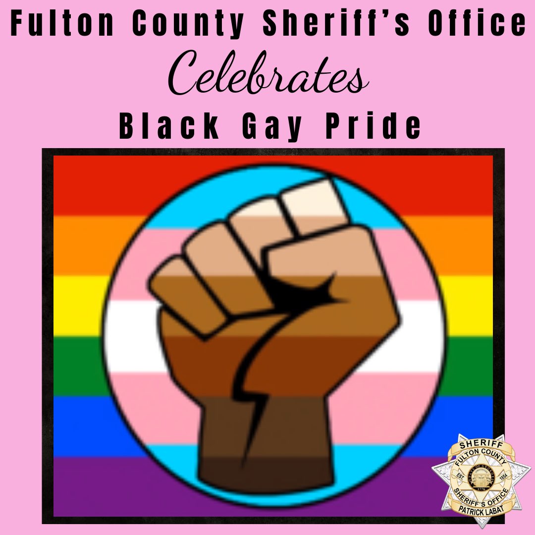 This weekend marks the return of the largest black gay pride celebration in the world. FCSO wants everyone to enjoy the celebration &amp; remain safe. 

Designate a driver, lock your doors, hide car belongings from view, &amp; be aware of your surroundings. 

#fcsostrong
#blackpride
