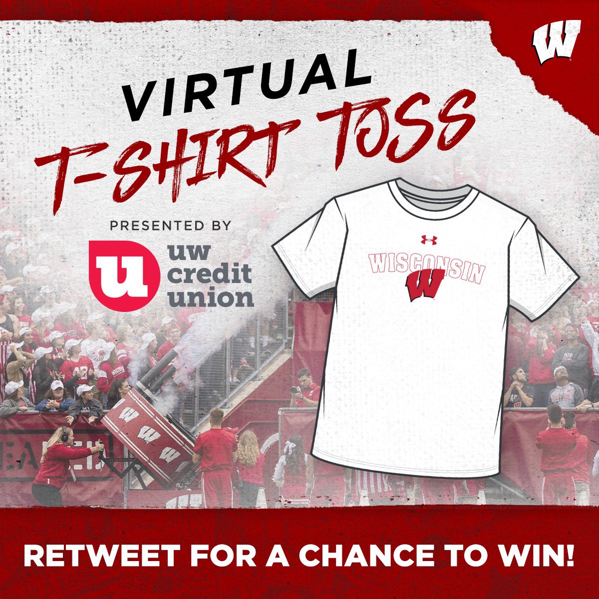 UWBadgers's tweet image. 🙌 @UWCreditUnion T-Shirt Toss!

Retweet and follow for a chance to win a FREE Wisconsin t-shirt! 💯