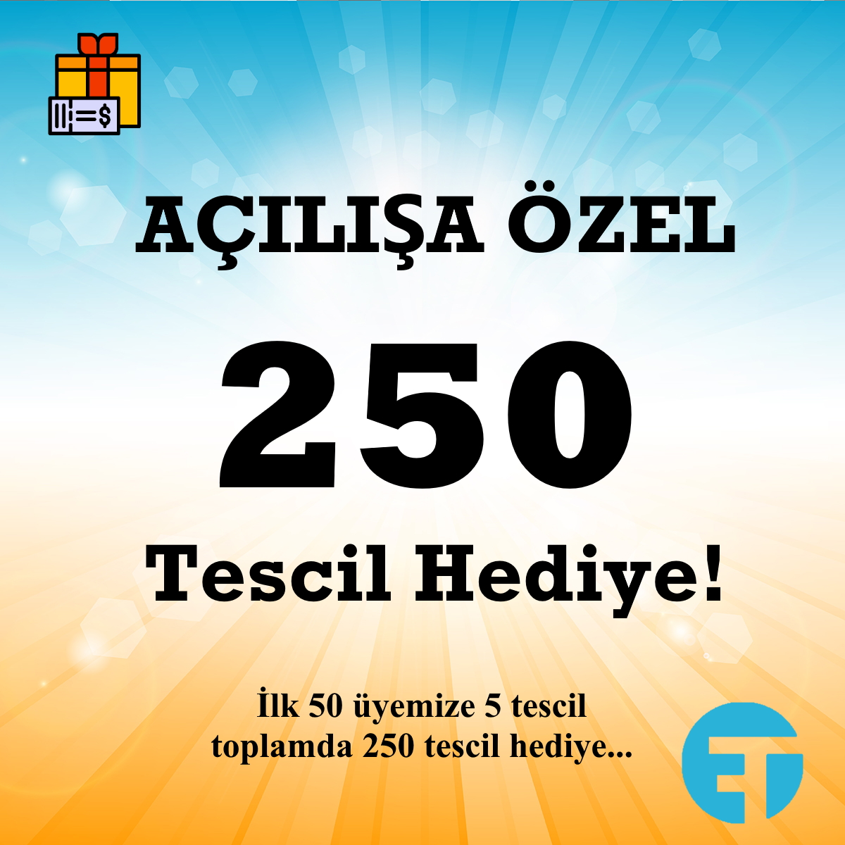 İlk 50 üyemize anında 5 tescil bakiyesi bizden hediyeee… 🎁 🥳

Eserlerinizi, fikirlerinizi, çalışmalarınızı zaman damgası ve sertifika ile koruma altına alın.

Ayrıntılı bilgi için web sitemizi ziyaret edebilirsiniz: esertescil.com

#esertesci #zamandamgası #telif