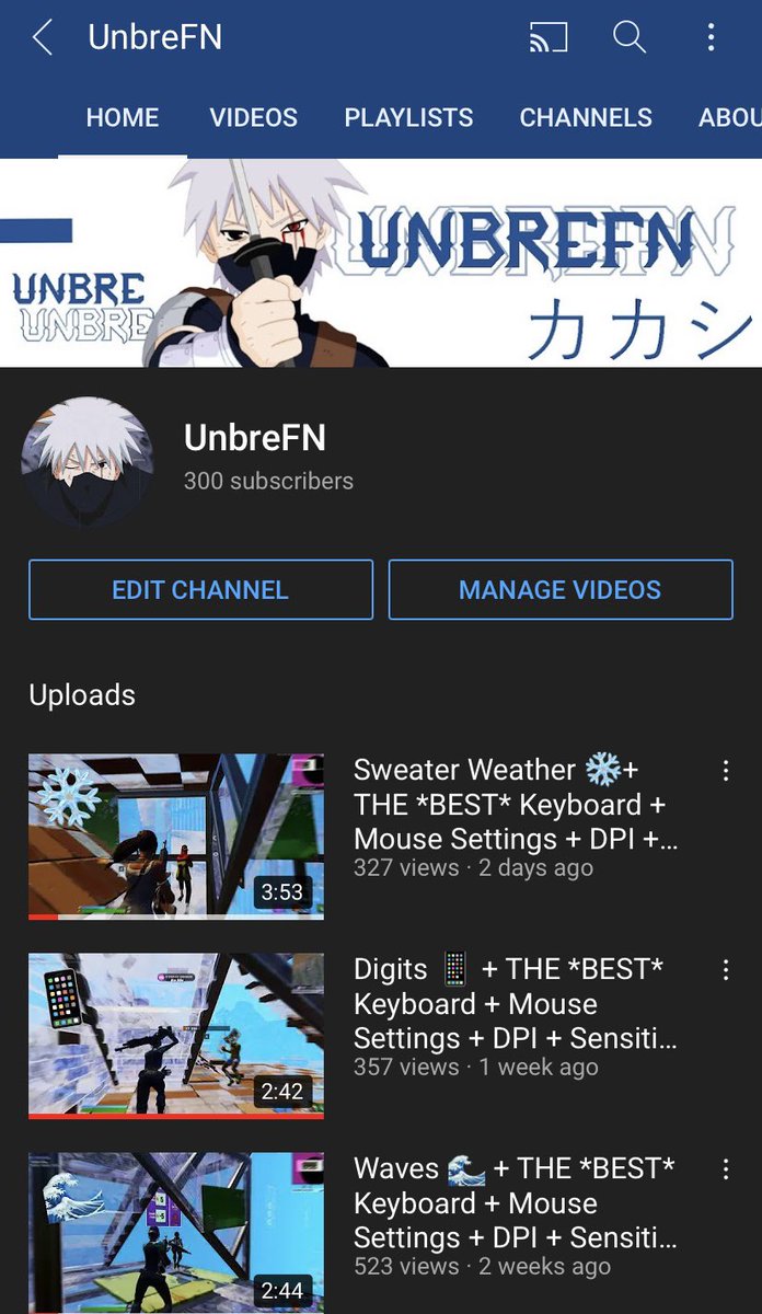 UnbreFN's tweet image. LETS GOOOOO 300 SUBS‼️‼️‼️ 30% to 1k