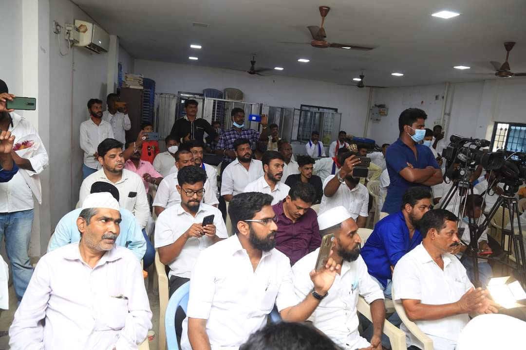 thirumaofficial's tweet photo. #விசிக இசுலாமிய ஜனநாயக பேரவையின் மாநில ஆலோசனைக் கூட்டம் இன்று அம்பேத்கர் திடலில் நடைபெற்றது. https://t.co/leZzuzrM0F