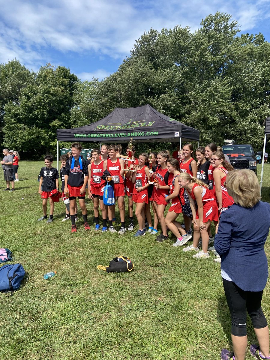 ShoreSports's tweet photo. Shore Boys and Girls cross country teams win the Cardinal Classic. Way to go teams and Coaches Martony and Stopp. https://t.co/92a4ZXwXXS