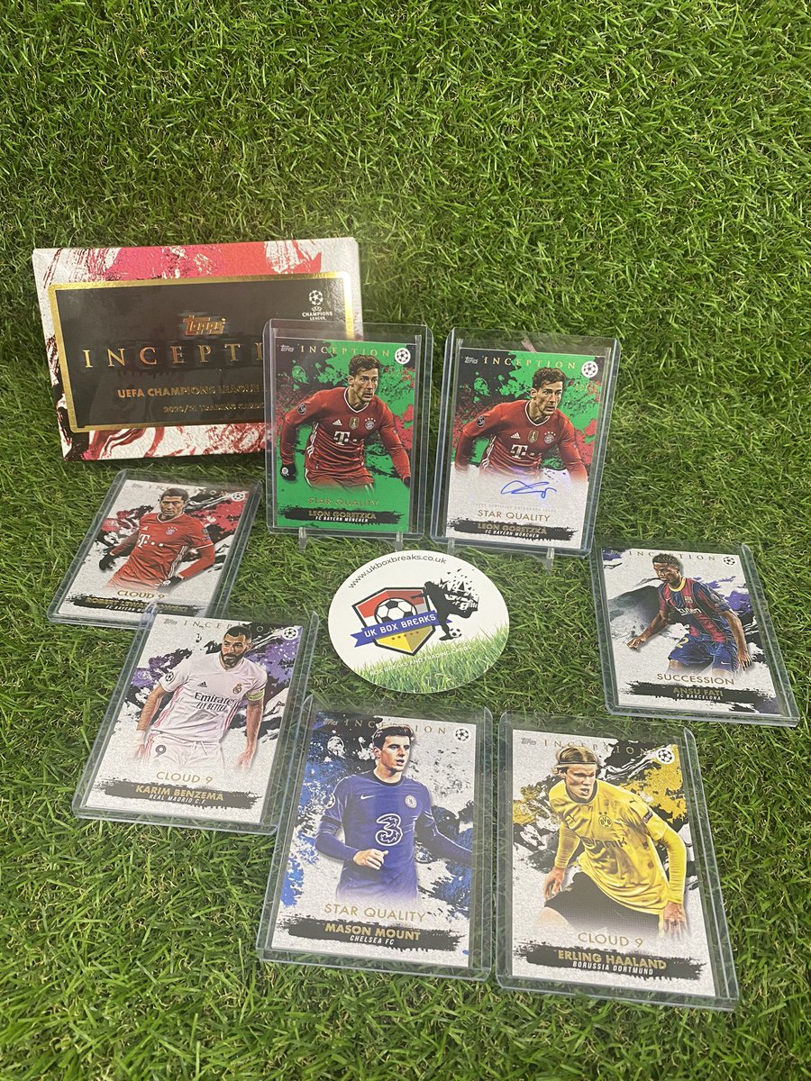 TheHobbyBoxUK's tweet image. Topps INCEPTION UCL Edition 2020/21 

#ToppsInception for RP
Signature Leon Goretzka
Green Leon Goretzka 67/99

Thanks for all the support it’s much appreciated. 
If you would like a personal box or to be apart of our “BoxBreaks” head over to the website.