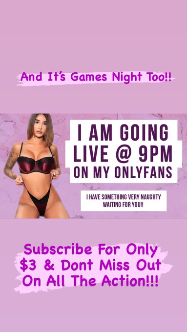 Live Tonight On My VIP Page @ 9pm   😈💦💦  And It&rsquo;s GAMES NIGHT TONIGHT Too 🥳  Anddddd My Page Is On SALE