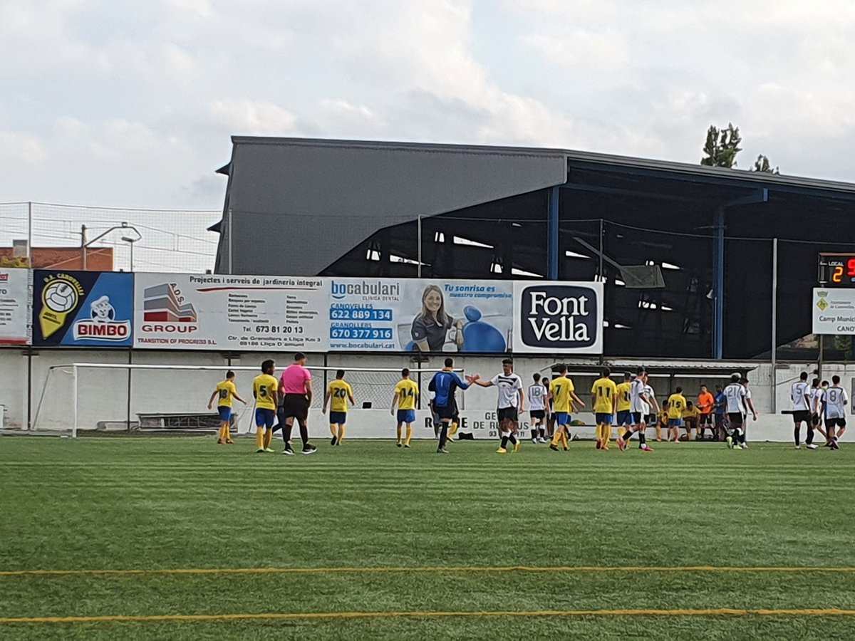 AMISTÓS | Primer Equip | 💛💙 Pretemporada 21-22
<a href="/UECanovelles/">UE Canovelles</a> 1-1 <a href="/StaMariaMiR/">Santa Maria Montcada</a> 
Final
#LaForçaDeLaUnió