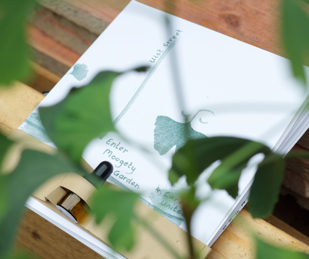 Audsvisual's tweet image. Woven in Govan yesterday, carers meeting each other. Great laugh. Thanks to all for such a great project. "Make carers visible &amp;amp; valued" Maps - sensory narratives of carers stories/through Elder Park and Moogety Garden walk.