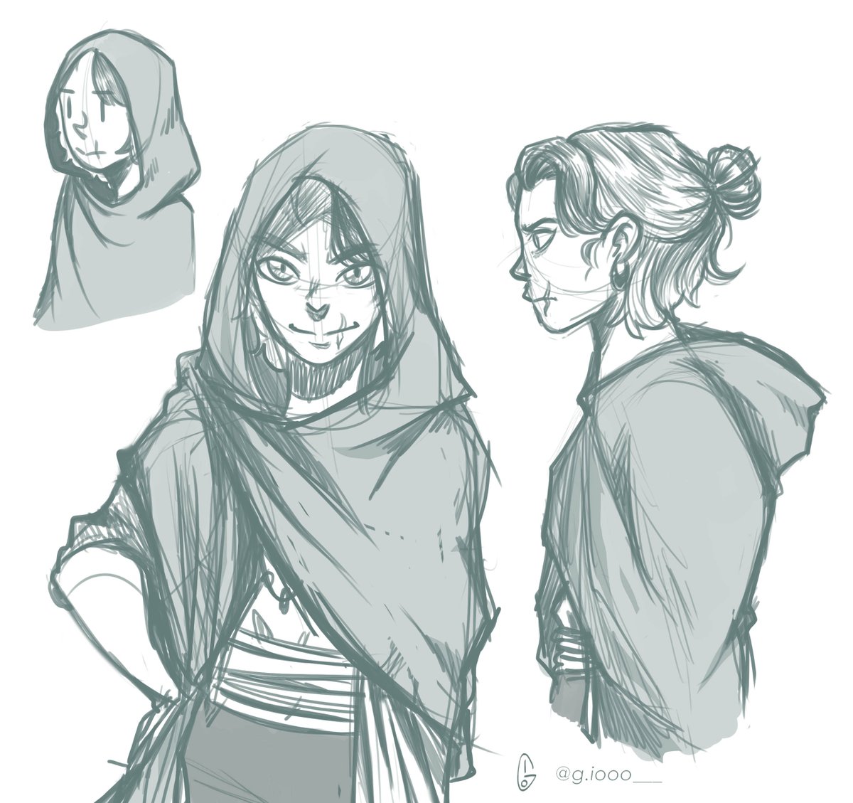 Quick sketches of Eleanor, my oc.
#drawing #draw #oc #characterdesign