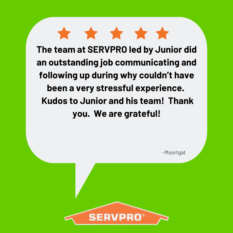 Way to go TEAM! #SERVPROofBoise #OneTeam #FiveStar