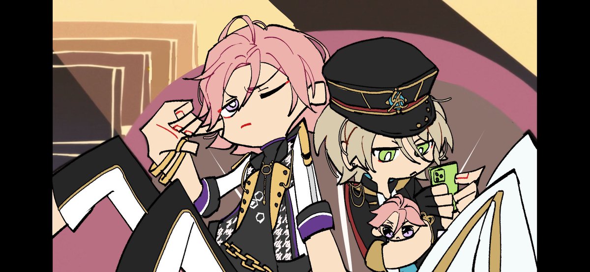 こはくちゃんとあいちゃん