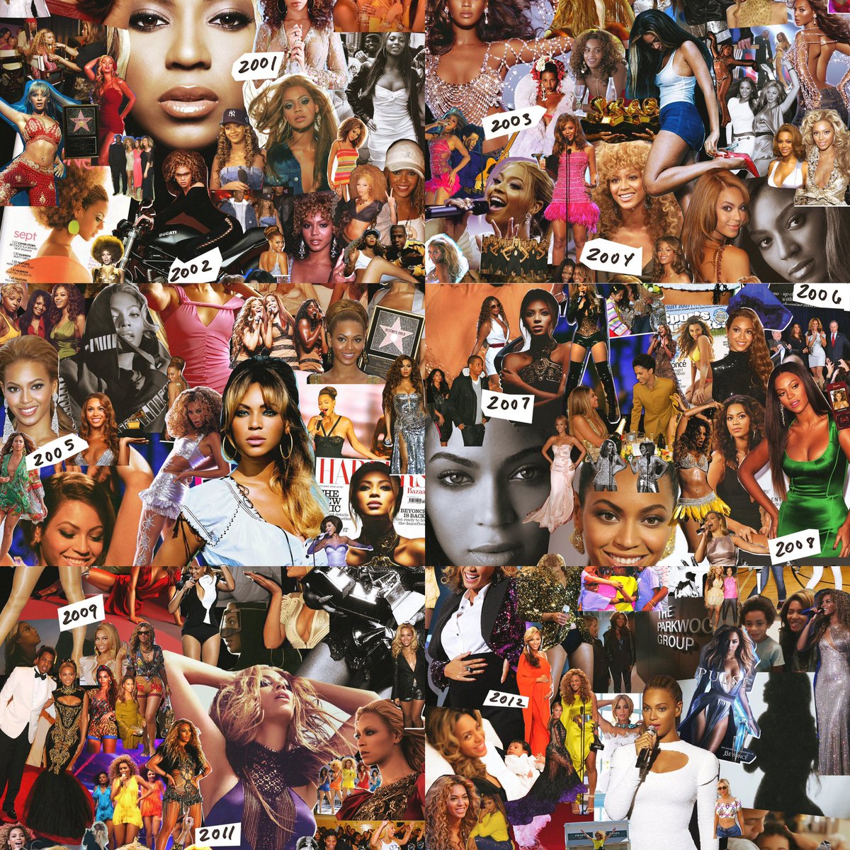 PopCrave's tweet photo. .@Beyonce shares a timeline collage of her life in honor of her 40th birthday. 🐝🎈 https://t.co/3qW7Rn3Q9V