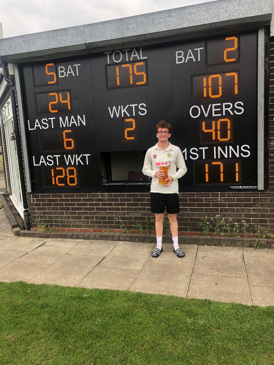 Cheadle Cricket (@cheadle_cc) on Twitter photo The 2XI keep up their winning streak, beating <a href="/BowdonCricket/">Bowdon Cricket Club</a> by chasing down 171 for the loss of two wickets. <a href="/adam_dooler/">Adam dooler</a>, the keeper-batsman with an outstanding 107*. #broadyandshenksarezillas The 2XI keep up their winning streak, beating <a href="/BowdonCricket/">Bowdon Cricket Club</a> by chasing down 171 for the loss of two wickets. <a href="/adam_dooler/">Adam dooler</a>, the keeper-batsman with an outstanding 107*. #broadyandshenksarezillas
