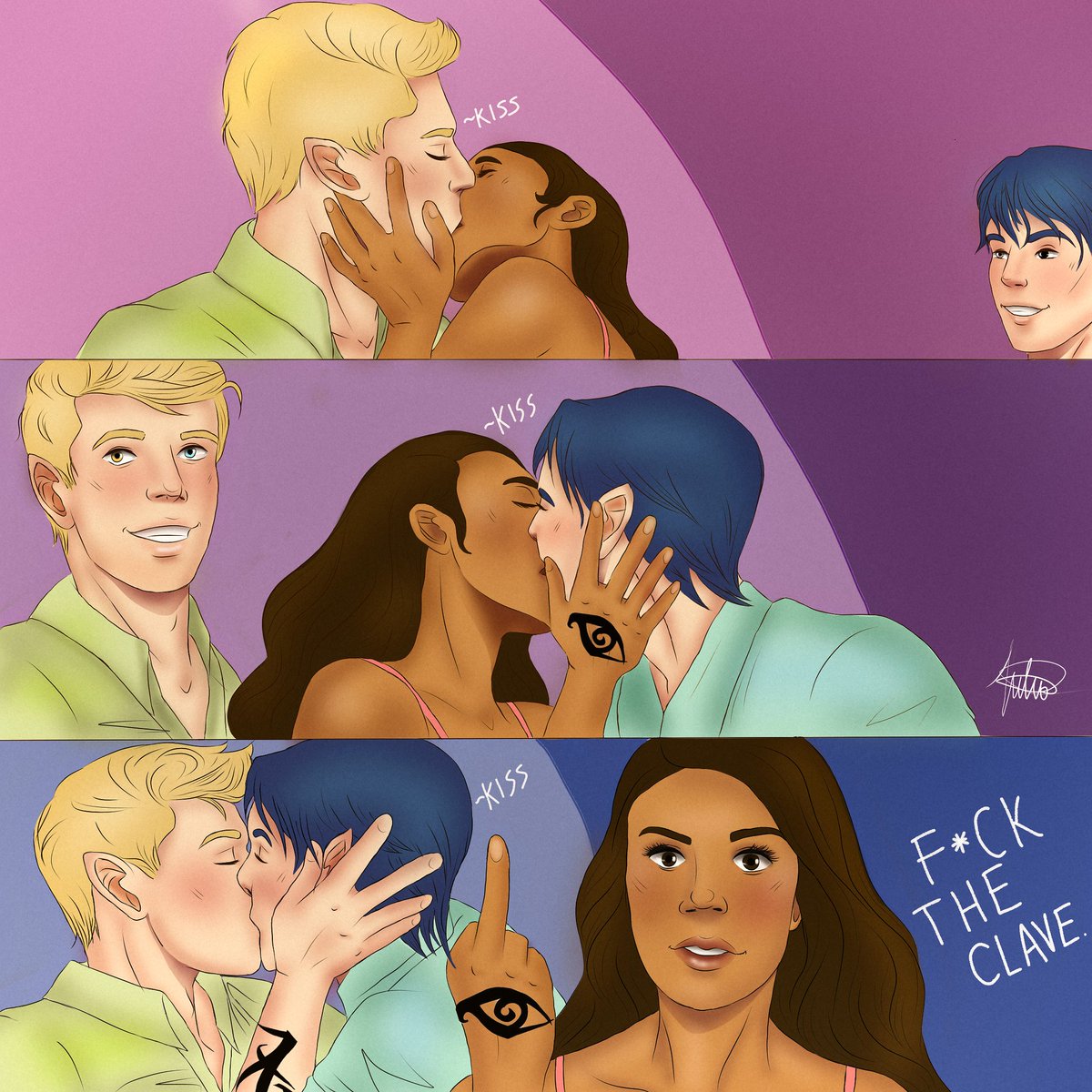 sharpgoldenn's tweet photo. e a @juliacarstairss segue fazendo tudo pelo fandom de shc https://t.co/ZM8QmgscG9