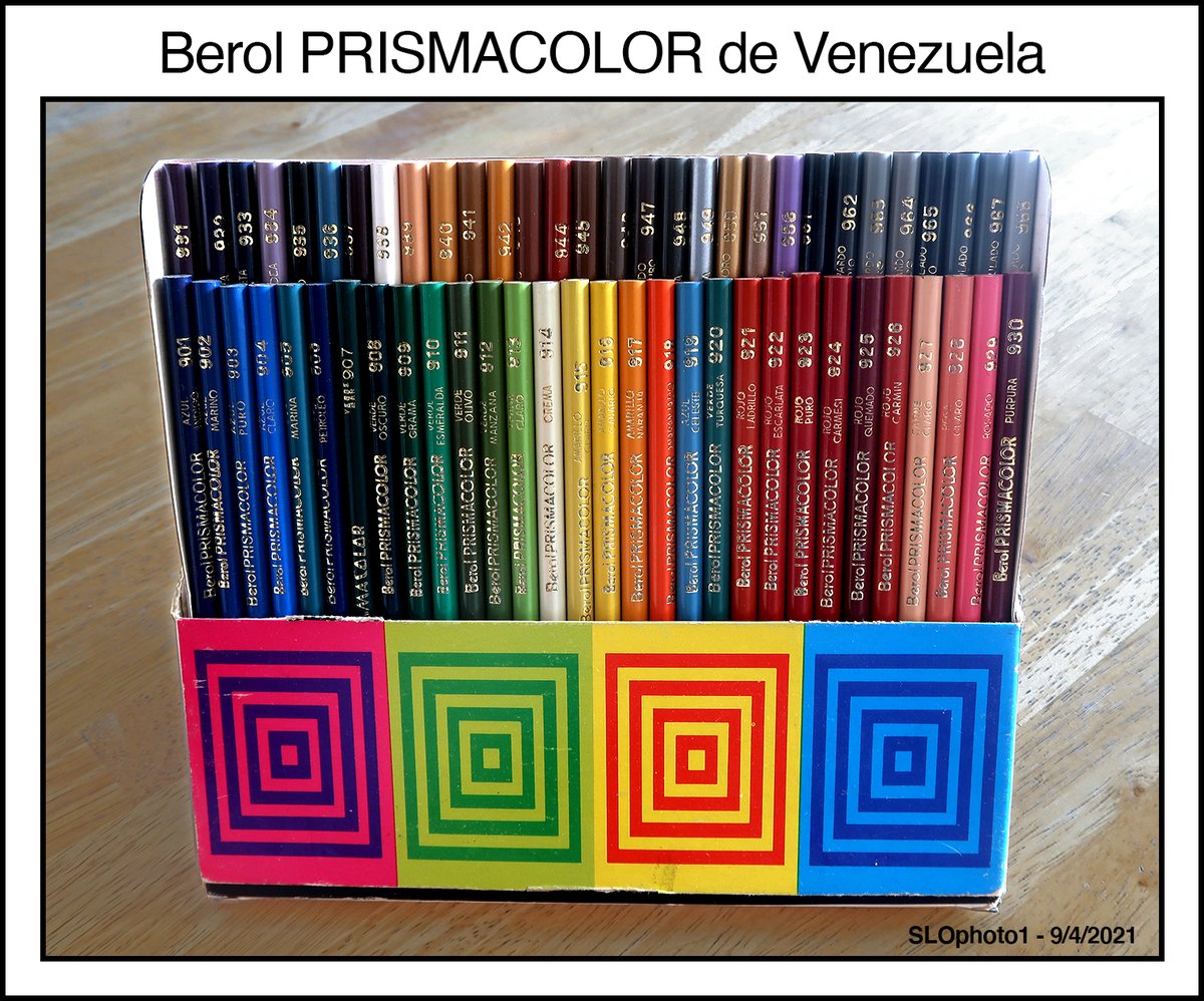 SLOphoto1 on X: Here is a view of the five classic Berol Prismacolor art  sets from the 1980s - 12, 24, 36, 48 and 60 colors.   / X