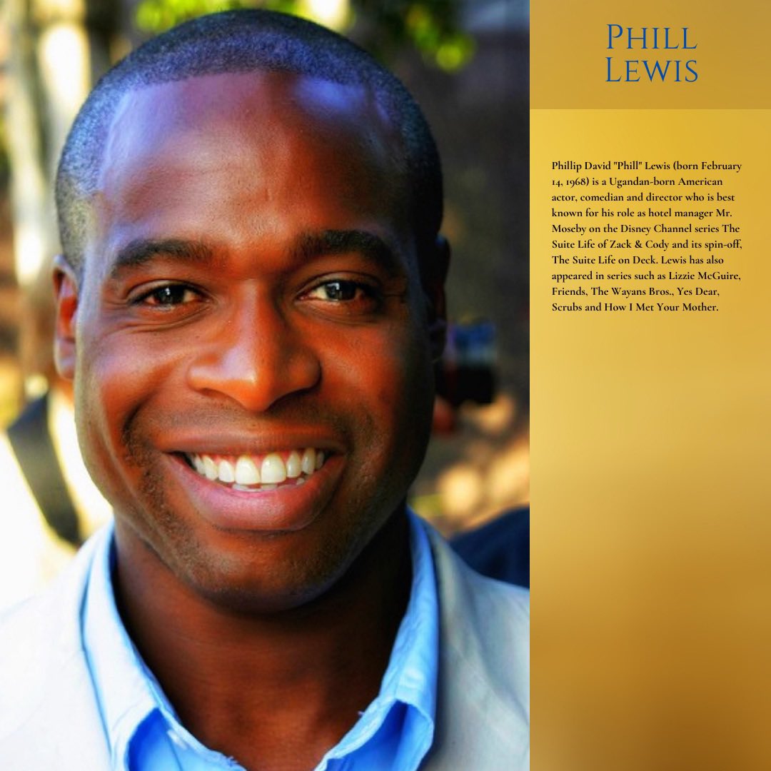 Happy birthday to Phill Lewis. 
 