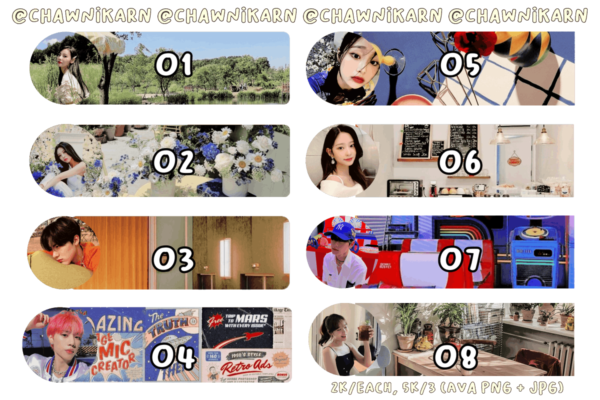 chawnikarn's tweet photo. (‼️) Help rt, please? Thank you🥺💓

Hello! Aku jual ready stock (bisa req juga loh! 😃 ) layouts nih, price on pict ya. Payment bisa via qris dan all e-wallet dong. Minat dm yuk! 🚀 

#zonauang #zonajajan #zonaba https://t.co/NyKQtLn5E4