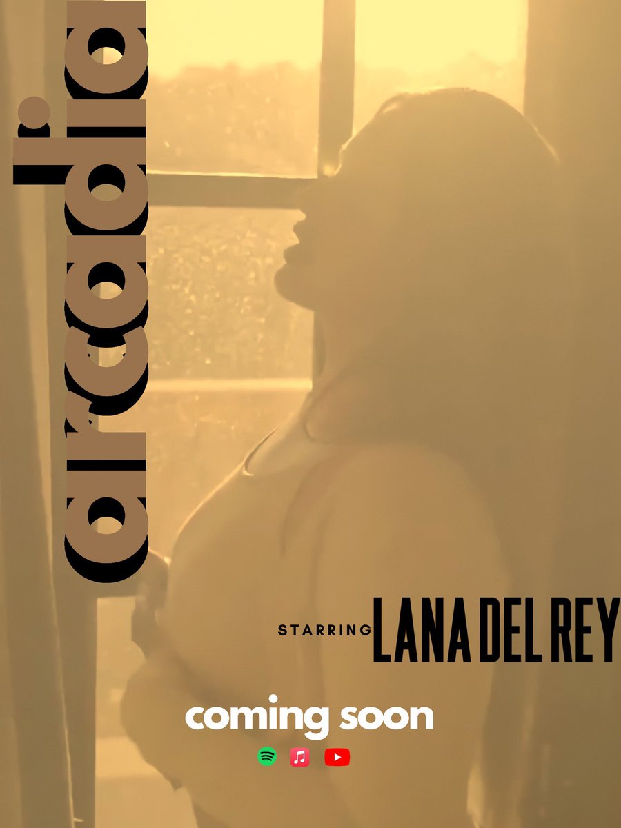 LanaDReyOnline's tweet photo. Who’s ready for Arcadia? 👀

The new single by Lana Del Rey is out 9/8. ❤️ https://t.co/NnvD7TjhhZ