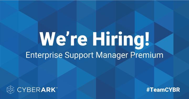 jenthorne's tweet image. CyberArk is hiring! We&apos;re looking for an Enterprise Support Manager Premium. Sound like you? Learn more and apply here:

spr.ly/6017yINK7

#support #management #premiumSupport #enterprisesupport #premier
