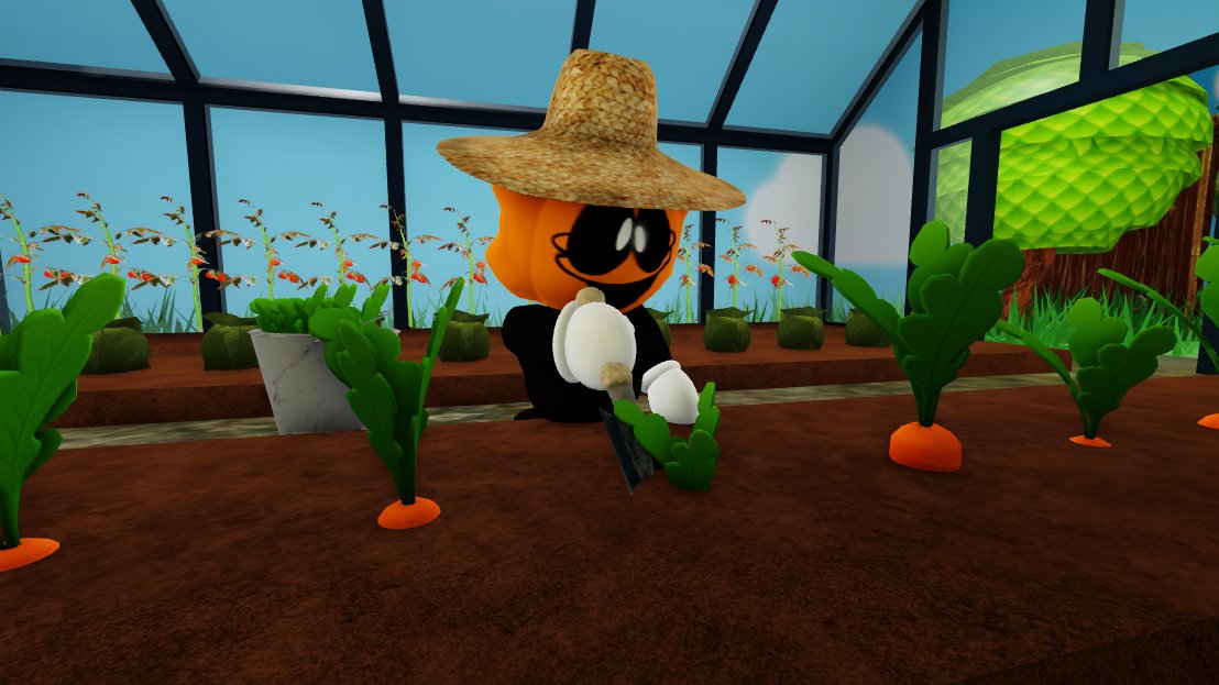 CaptainCriss's tweet photo. Skid and Pump Plant Carrots 🥕

...and some bunnies are trying to steal them

#robloxdev #roblox #robloxbuilds #skidandpump #carrots #farming https://t.co/eDPXr6wl9n