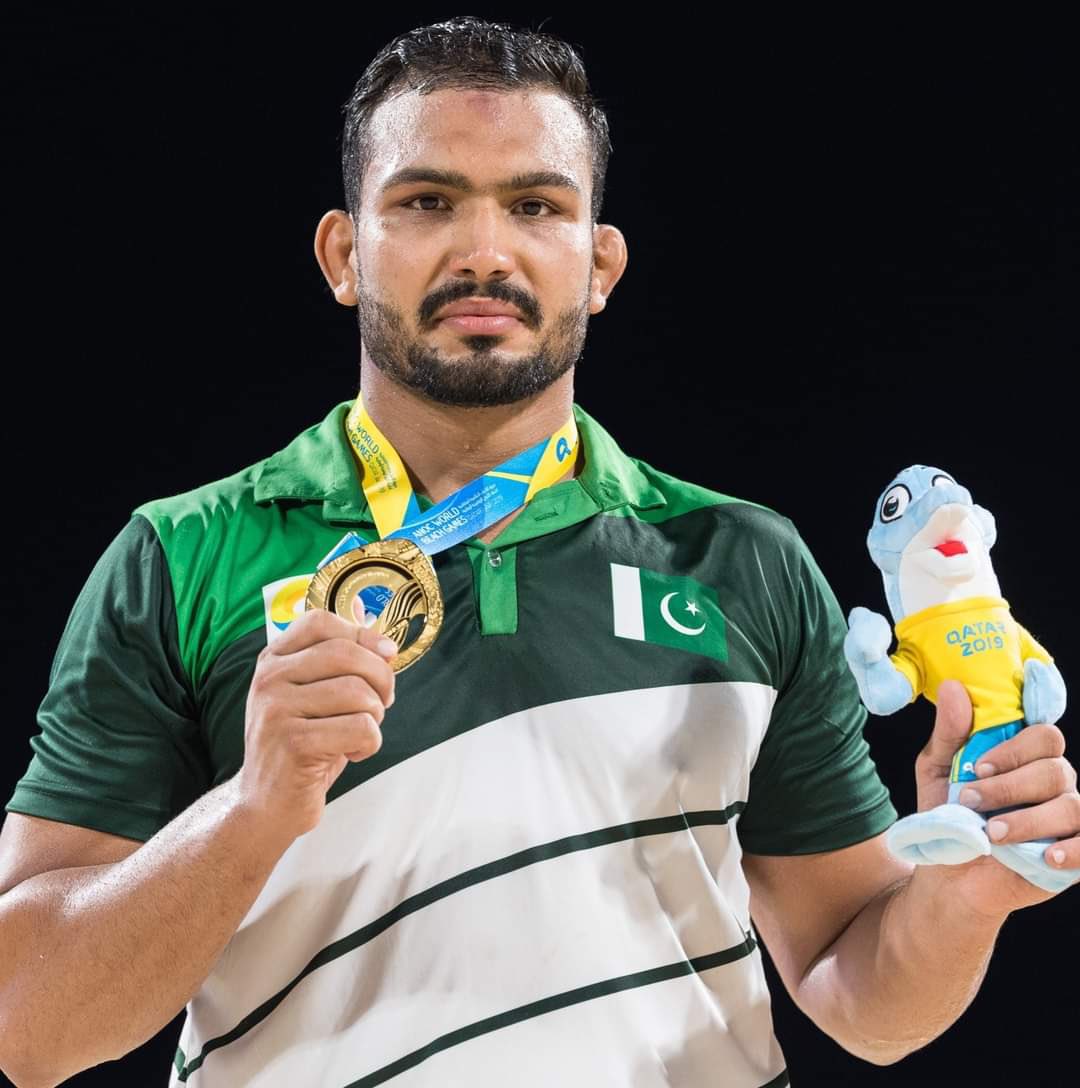 Congratulations pakistan 🇵🇰 Inam Butt for winning #Gold Medal in World Beach Wrestling Championship in Italy 🇮🇹 

It is a moment of pride for the nation 🌟

#InamButt #WorldBeachWrestlingChampionship